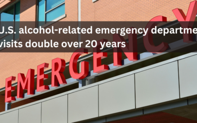 U.S. alcohol-related emergency department visits double over 20 years